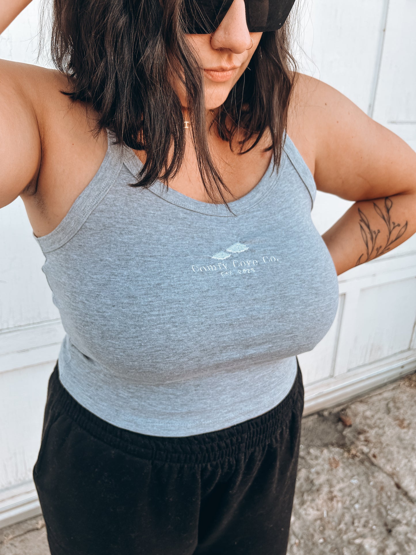 Comfy Cove Co. Cropped Tank