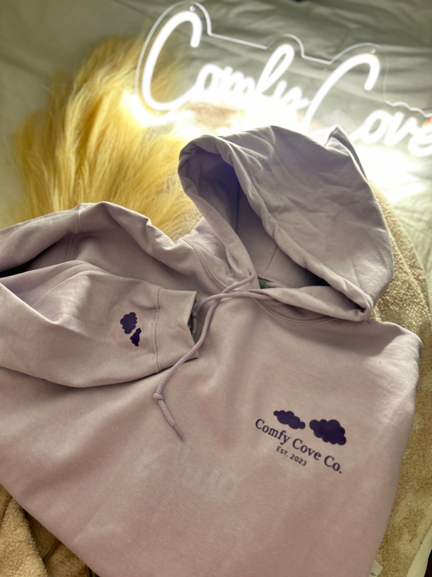 Comfy Cove Co. Purple Hoodie