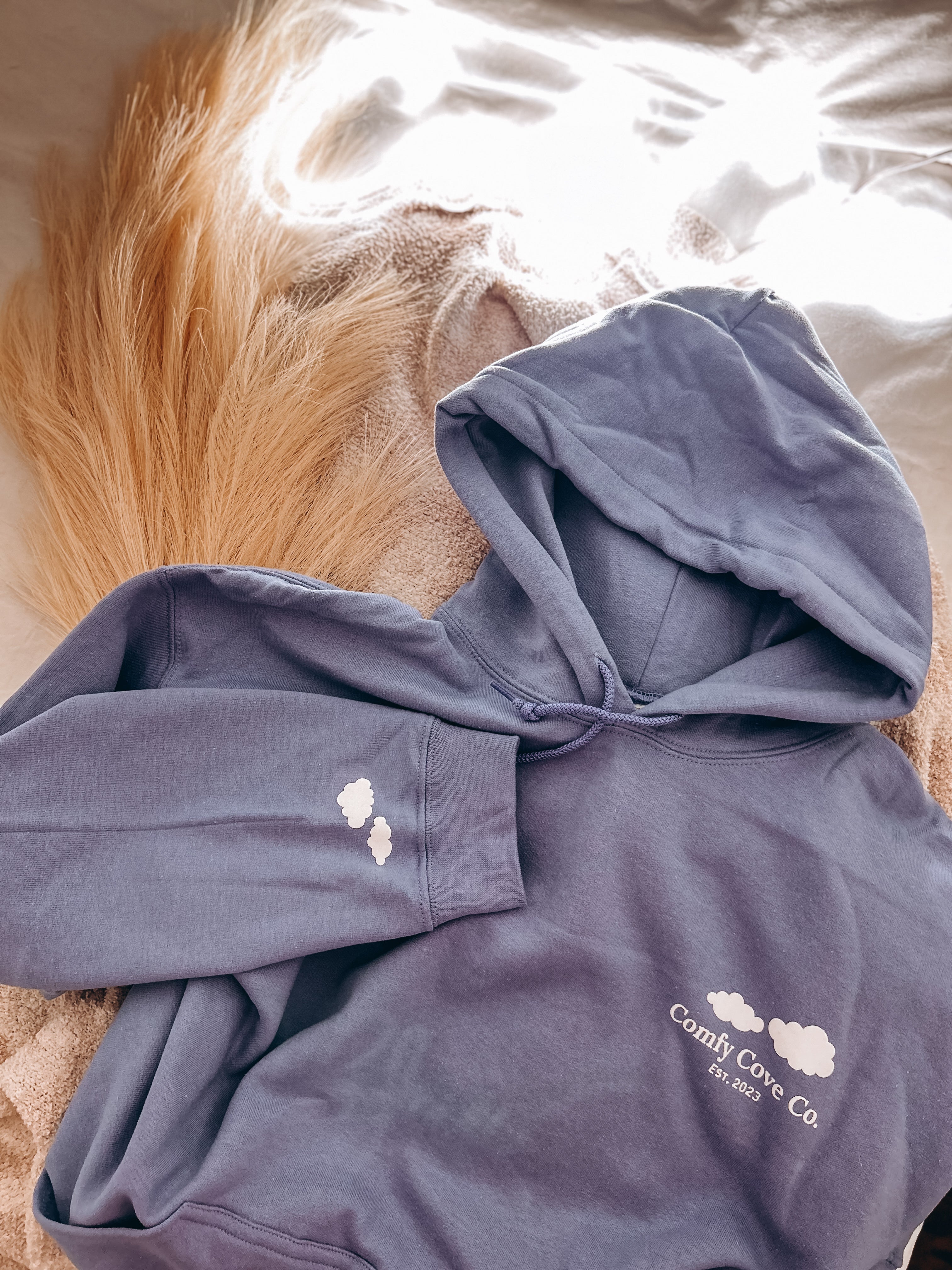 Periwinkle Comfy Cove Co. Hoodie